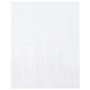 Piastrella Rettangolare 20 pcs Bianco 29 x 23 x 0,08 cm 42046169