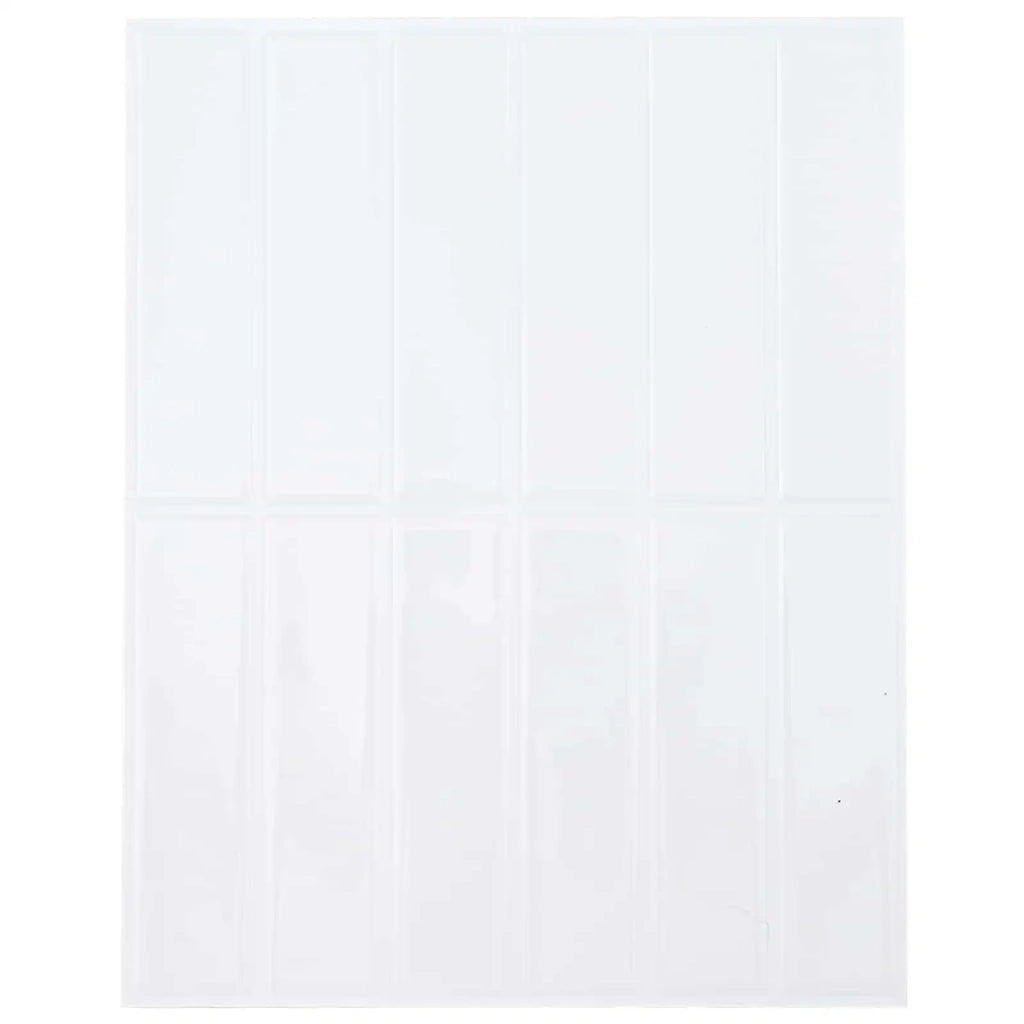 Piastrella Rettangolare 20 pcs Bianco 29 x 23 x 0,08 cm 42046169
