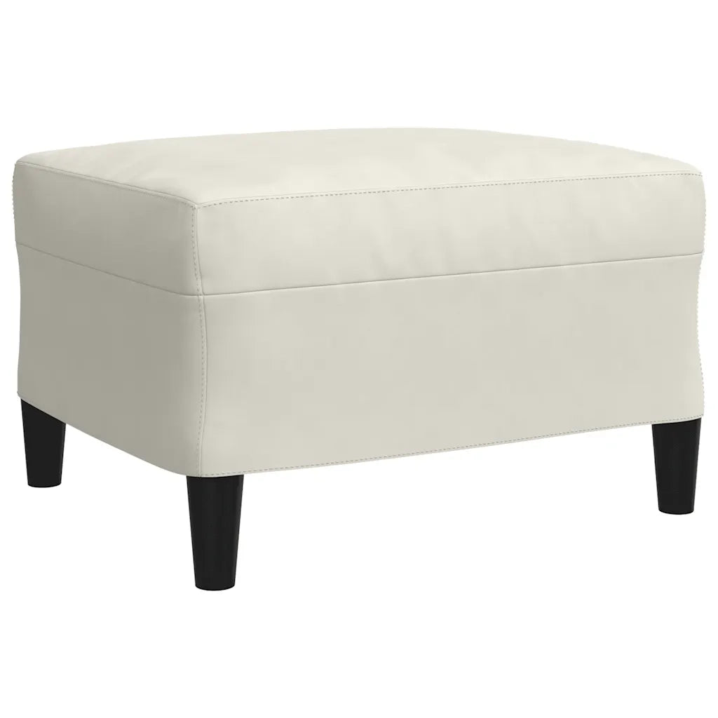 Set di Divani 4 pz con Cuscini Crema in Velluto 3278369