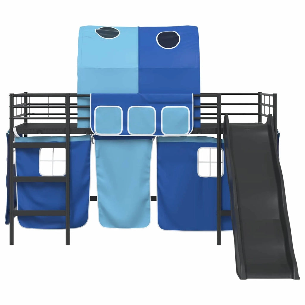 Struttura del letto loft per bambini Nero e Blu 80 x 200 cm 42020837