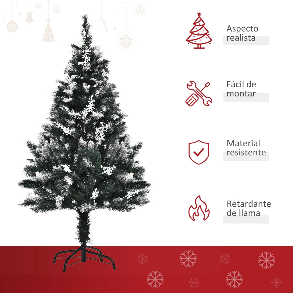 Albero di Natale Artificiale 120 cm ¨C Xylo ¨C 222 Rami, 28 Decorazioni, Verde