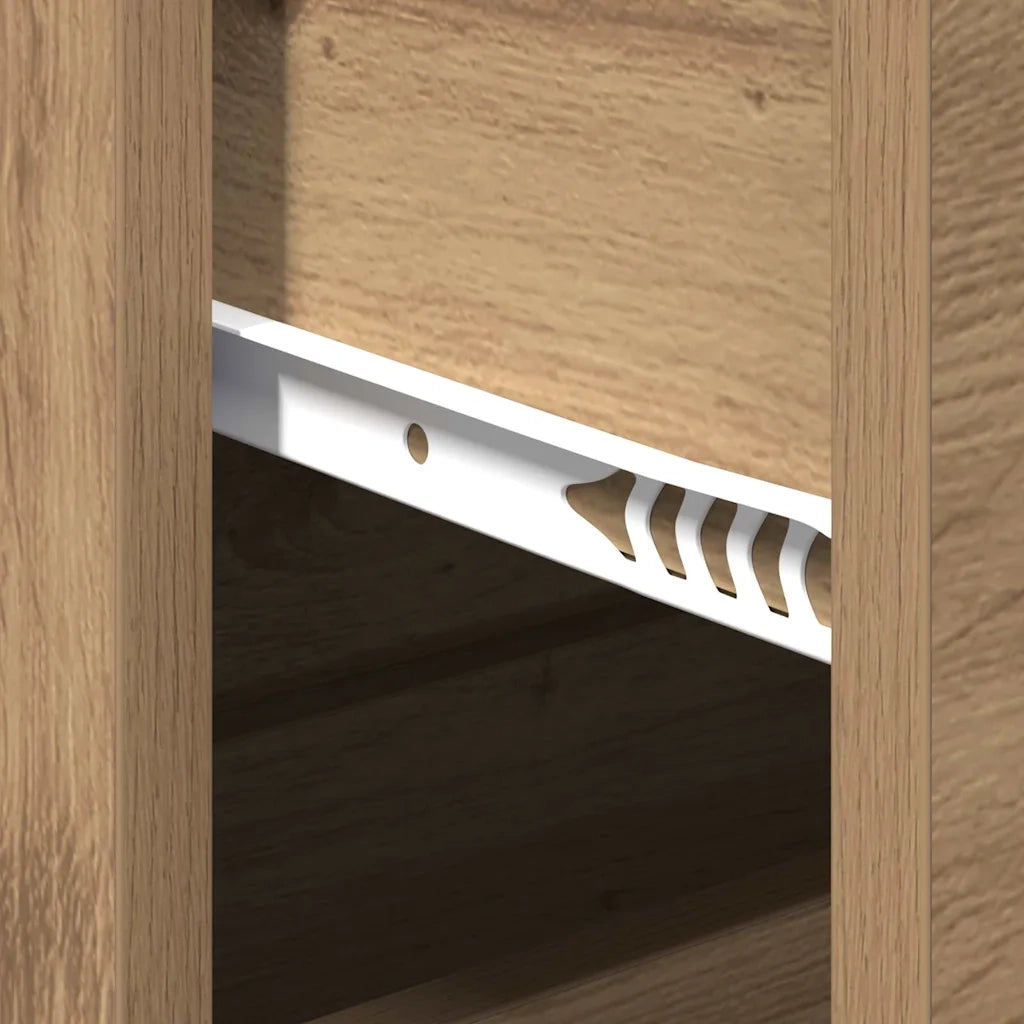 Credenza | Madia | Buffet da pranzo | Armadio da pranzo Rovere artigianale 60 x 31 x 84 cm Legno multistrato