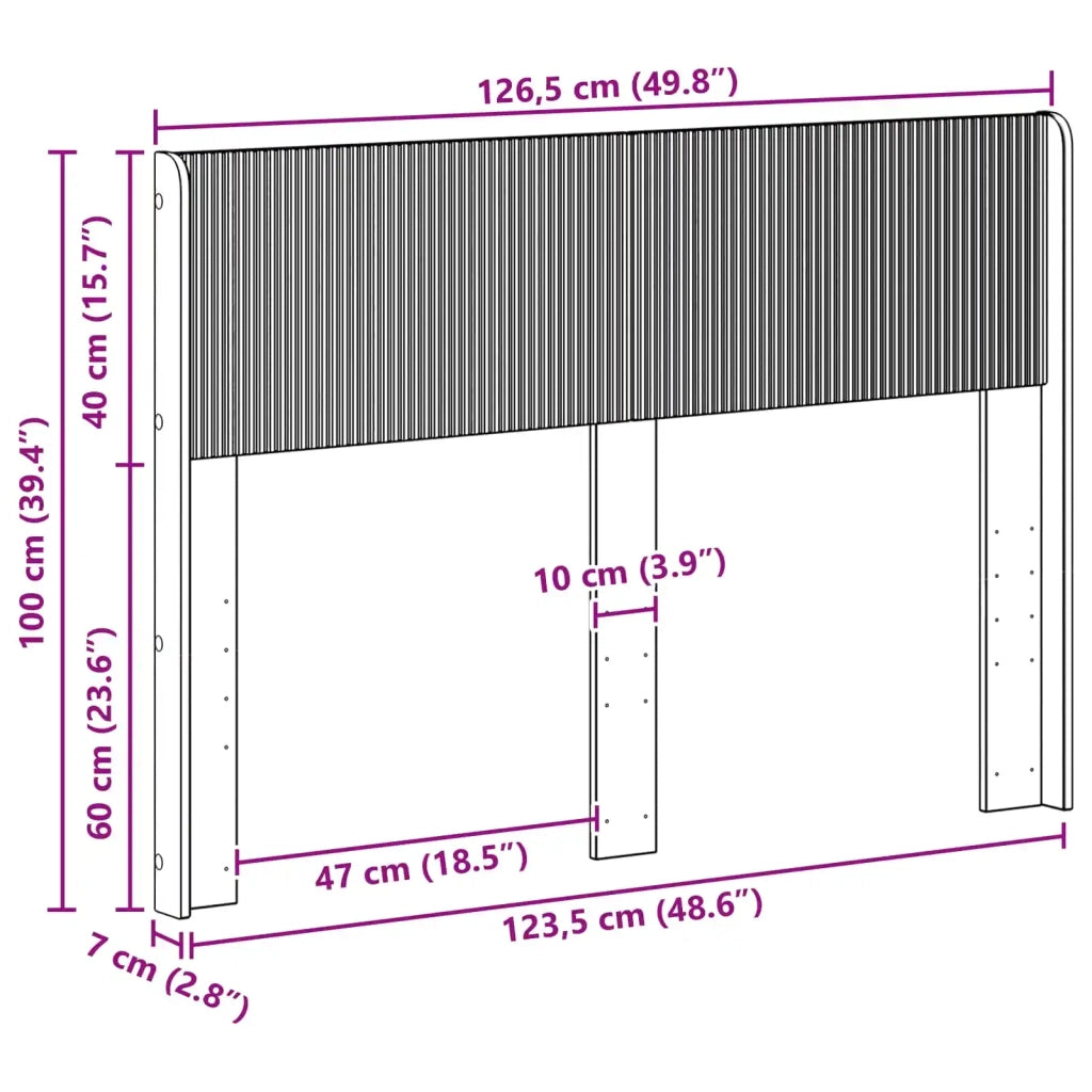 Testiera Letto Bianco Lucido PB 889719
