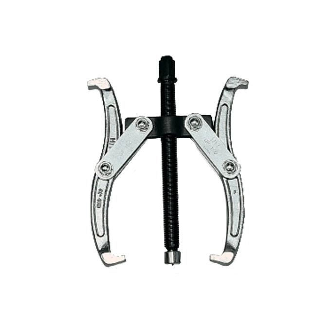 HIT M97072 Estrattore 2 Griffe Reversibili Oscillanti in Acciaio Cromo Vanadio Diametro 200 mm colore Nero