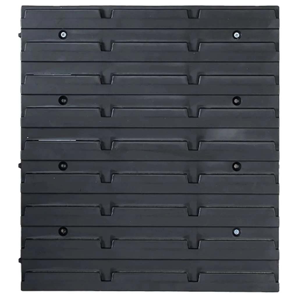 Kit contenitore portaoggetti e pannello da parete blu e nero da 48 pezzi 02_0003851