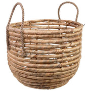 Cesto in fibra naturale marrone D37x29/36