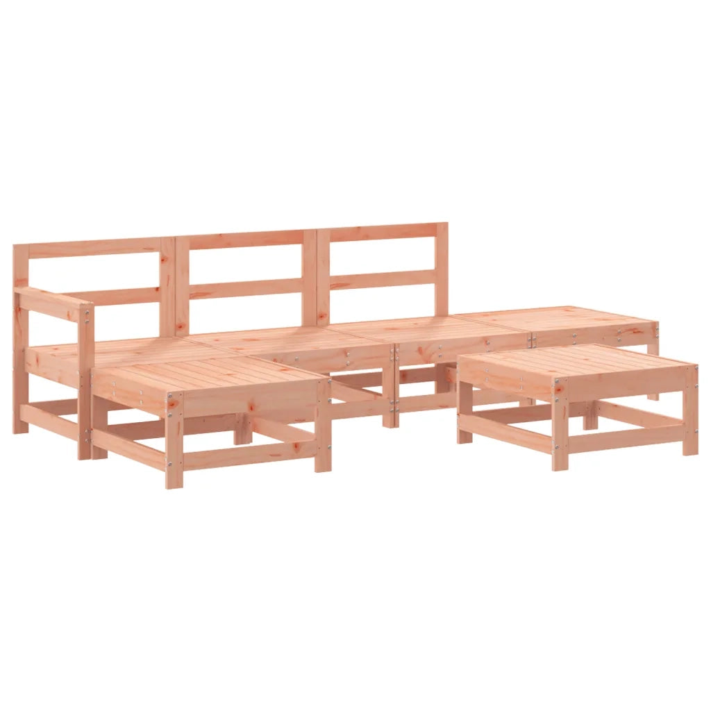 Set Salotto da Giardino 6 pz in Legno Massello di Douglas 3186541