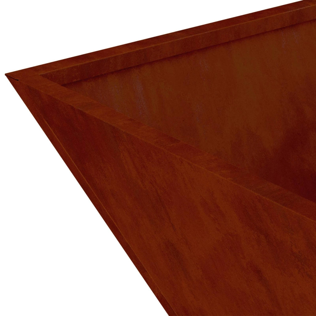 Vaso da giardino Ruggine 50 x 50 x 15 cm 873836
