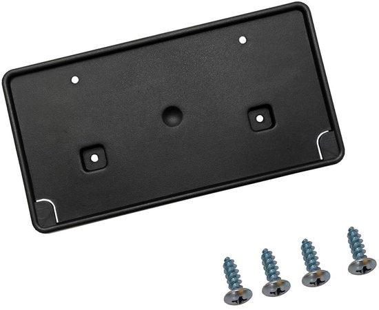 Sostegno targa per paraurti anteriore - Compatibile con Dodge Ram 1500 2013-2018 - Nero - ABS - Incluso viti - Codice articolo 68141642AA - Sostegno targa