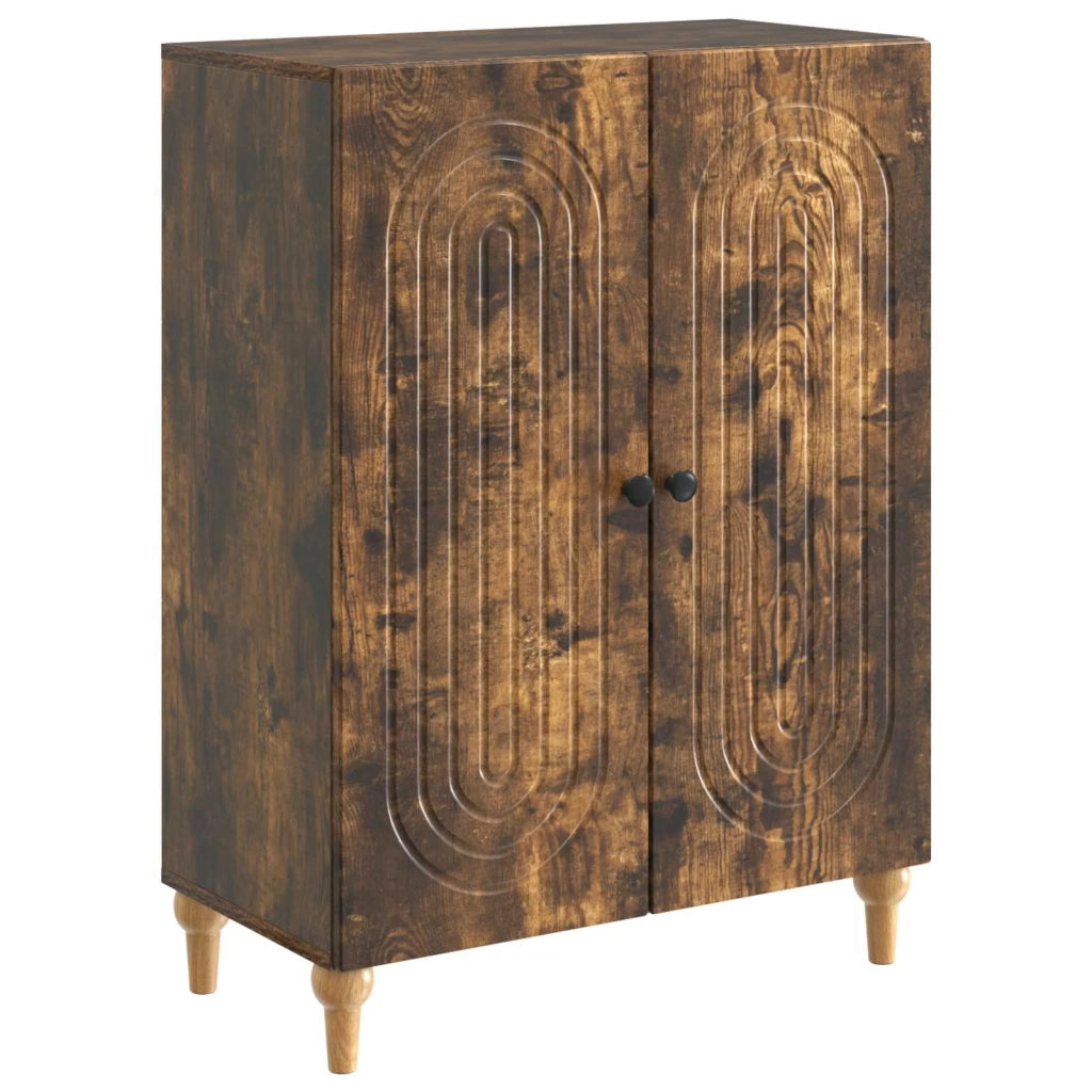 Credenza | Madia | Buffet da pranzo | Armadio da pranzo Rovere Fumo 66 x 34,5 x 90 cm Legno ingegnerizzato