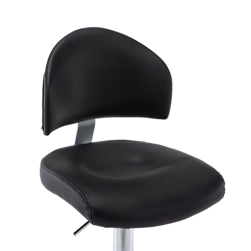 Sgabello da Bar Nero in Similpelle 249646