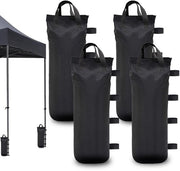 Pesi per Gazebo - 4 Pezzi - Sacchi di Sabbia 800D Oxford - Sacca per Tenda Riempibile - Riciclabile - Pieghevole per Gazebo