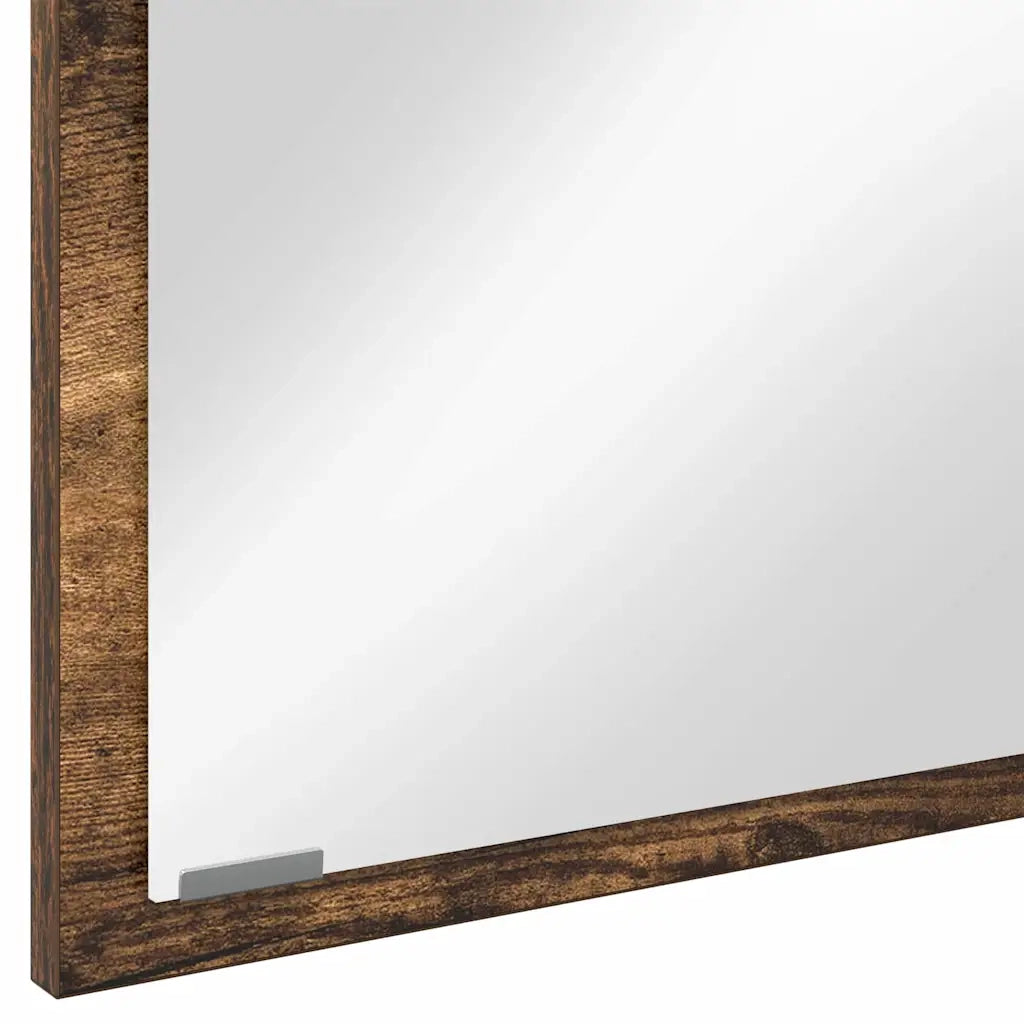 Specchio-Specchio Decorativo Rovere fum¨¦ 90 x 8,5 x 37 cm Legno multistrato