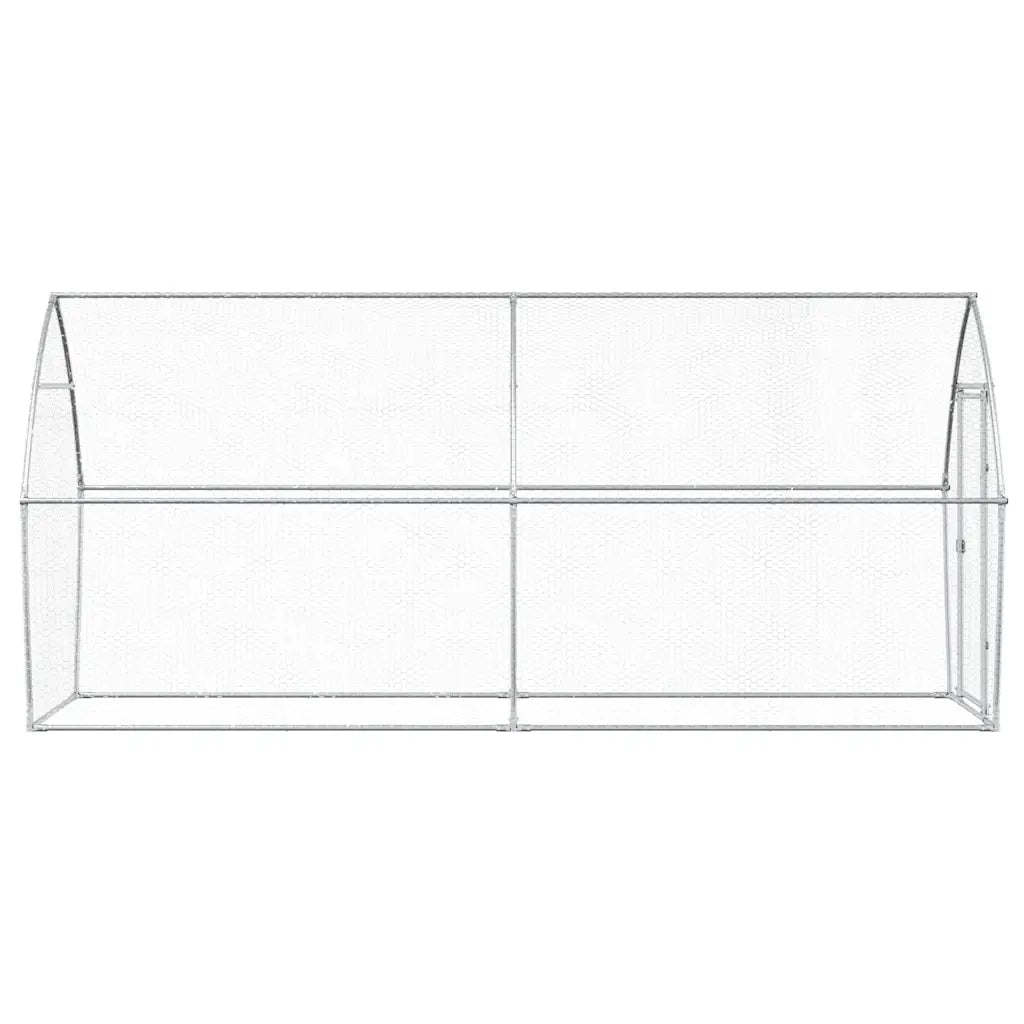 Gabbia per Polli Argento 400x105x182 cm in Acciaio Zincato CFW4334650