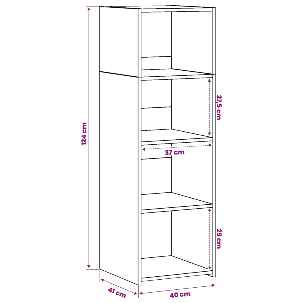 Credenza Rovere Artigianale 40 x 41 x 124 cm 8015665
