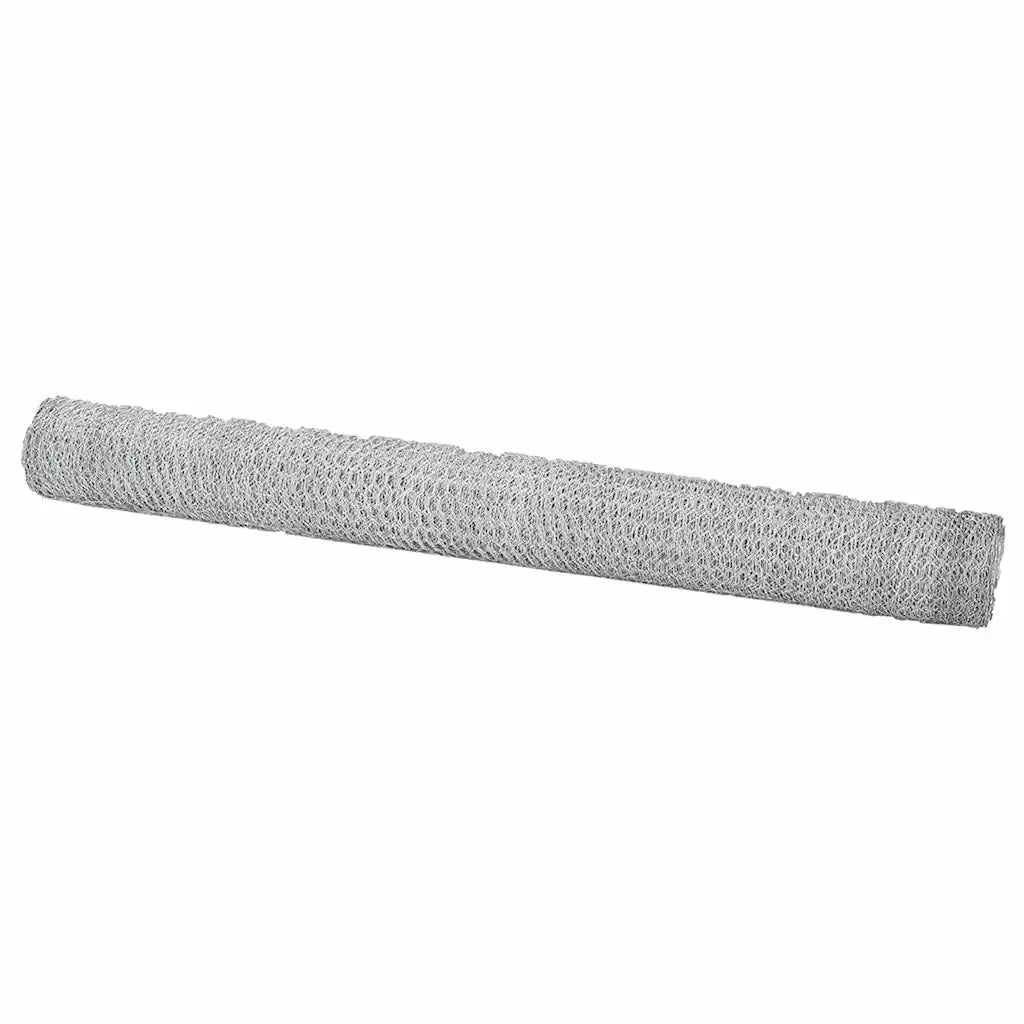 Recinzione Esagonale Argento 1,5 x 10 m Acciaio zincato 42005654