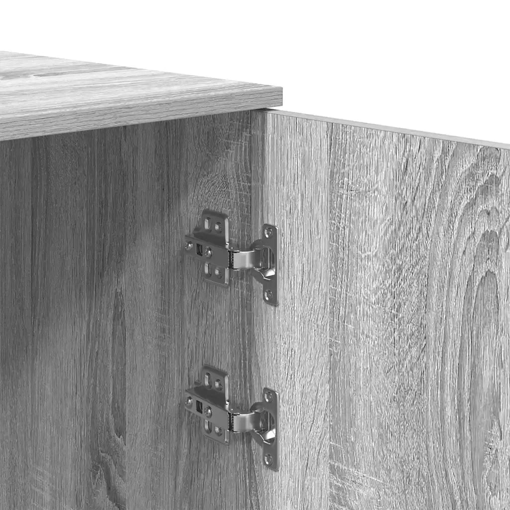 Mobile Portaoggetti Grigio Sonoma 50x45x103,5 cm in Truciolato 859047