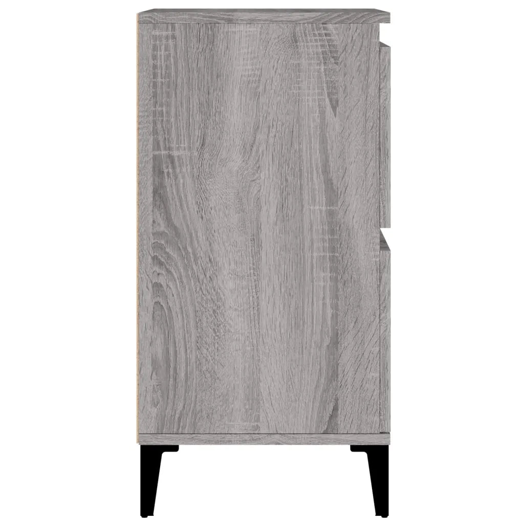Credenze 2pz | Madia | Buffet da pranzo | Armadio da pranzo Grigio Sonoma 60x35x70 cm in Legno Multistrato