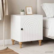 Armadio da Notte 2 pcs Bianco Lucido 43 x 34,5 x 50 cm 894114