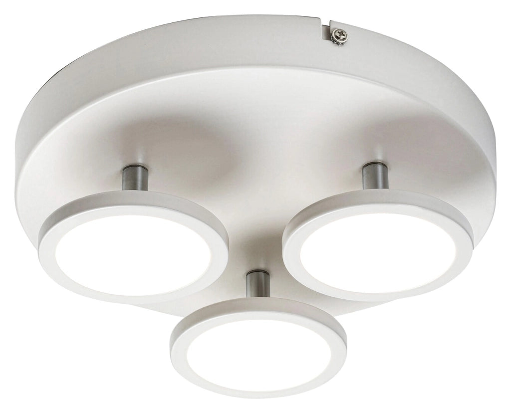 Plafoniera 25 cm LED 18W bianco opaco tonda Rabalux