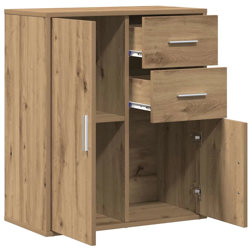 Credenza | Madia | Buffet da pranzo | Armadio da pranzo Rovere artigianale 60 x 31 x 70 cm Legno multistrato