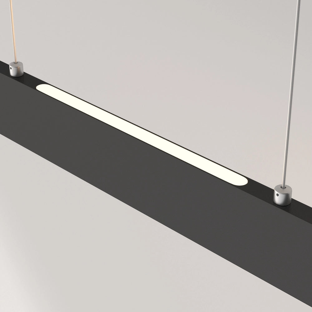 Lampada sospesa Maytoni Step LED 23W 4000K nera metallo