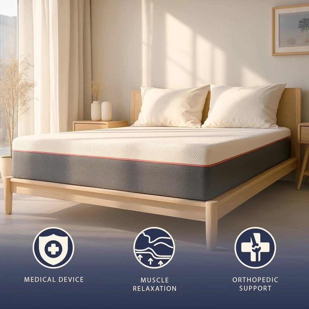 Materasso 90x190 Memory Breeze e Molle Insacchettate | Altezza 30 cm |  Sfoderabile, Anallergico e Traspirante | Made in Italy