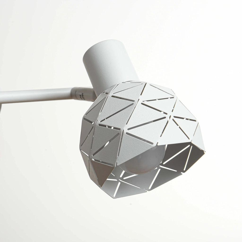 Faretto Reus 2 luci orientabile E14 bianco Light Prestige