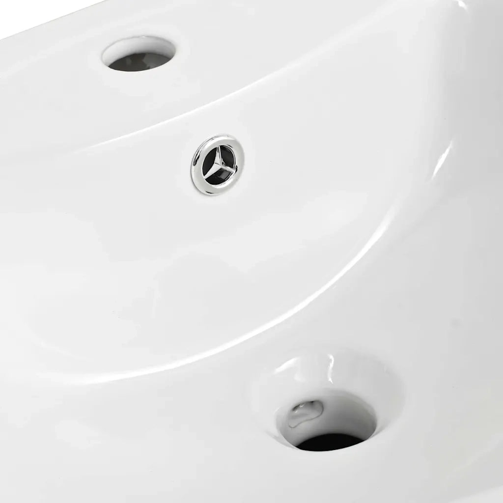 Lavabo Bianco 52 x 45 x 49 cm Ceramica Smaltata 143007