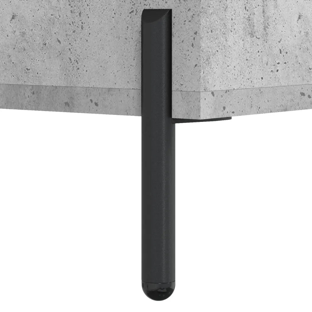 Panca Porta Scarpe-Sgabello-Panca Scarpiera Grigio Cemento 102x35x55cm Legno Multistrato 133236