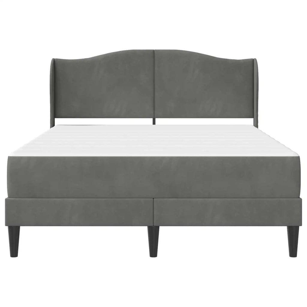 Struttura del letto Grigio Scuro 160 x 200 cm Velluto 3415215