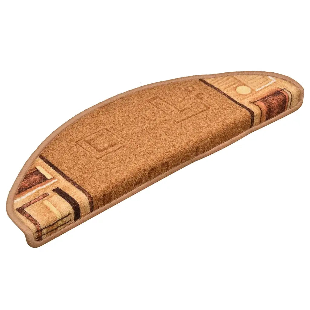 Tappetini per Scale Autoadesivi 10 pz | Gradini per Scale 65x21x4 cm Beige