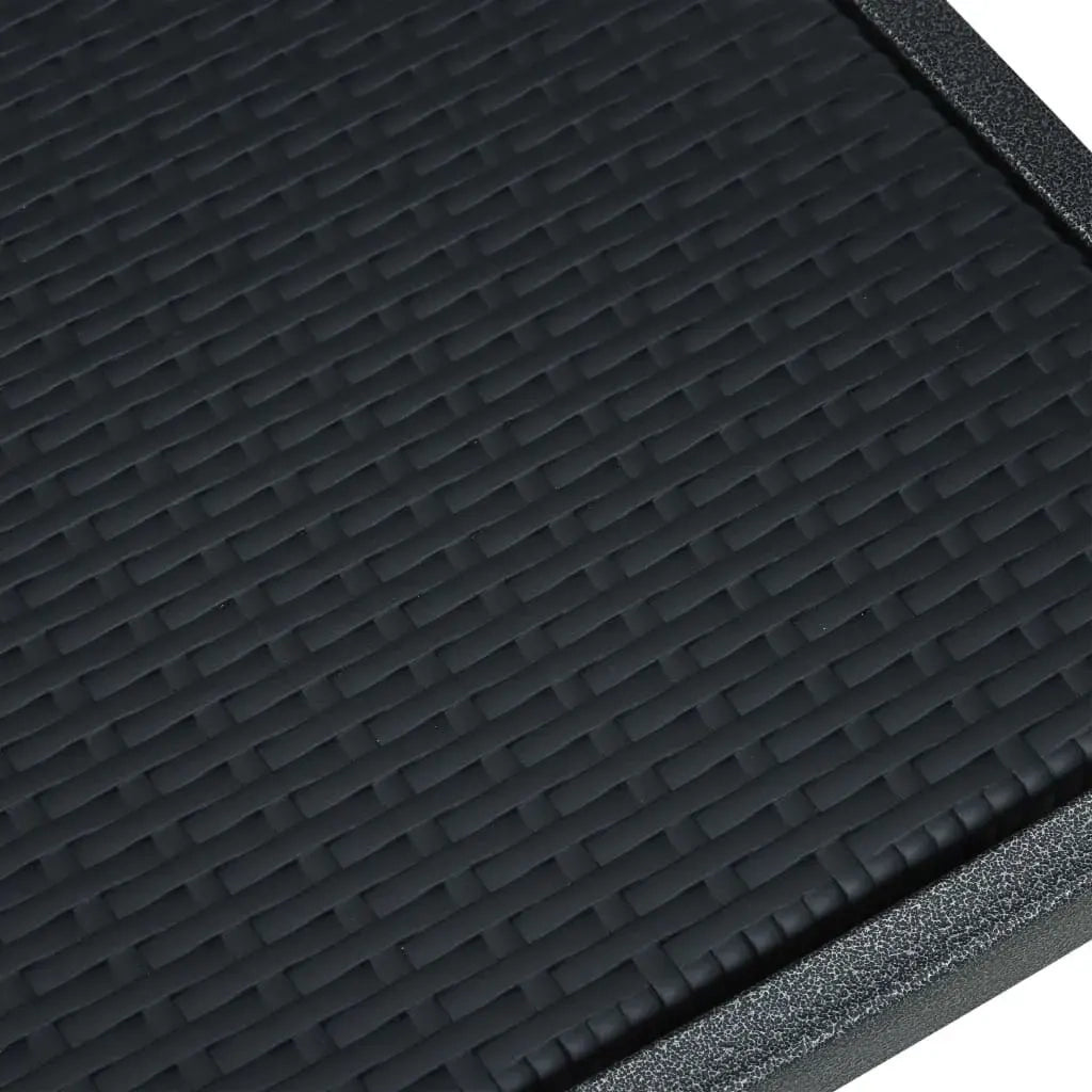 Set da Pranzo da Giardino 3 pz Nero 3099275