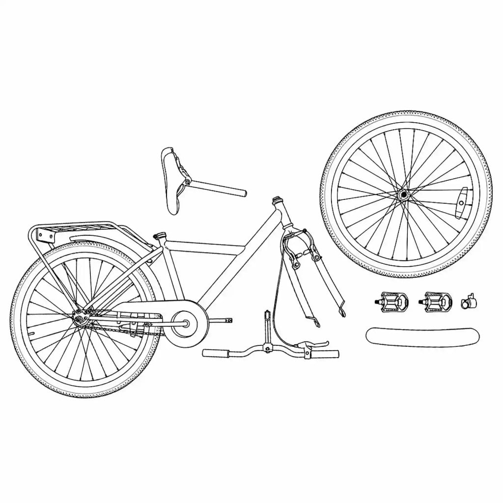 Bicicletta per Bambini 20 Pollici 42009464
