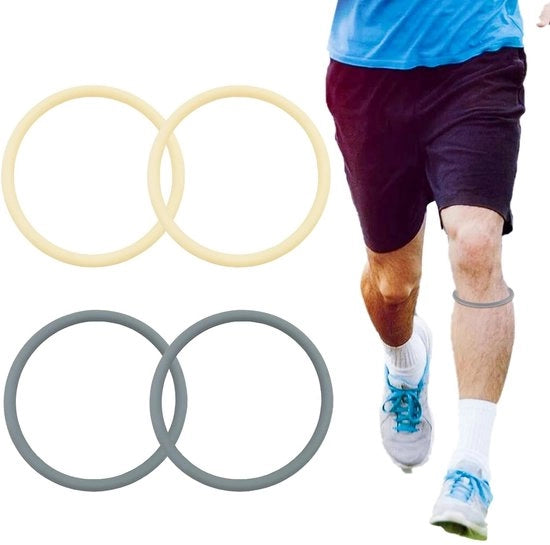 4 pezzi di fasciamento per tendine rotulee - Fasciatura per ginocchio - Fasciatura per ginocchio in silicone - Fasciatura per ginocchio per calcio - Pallavolo - Escursionismo - Atletica leggera