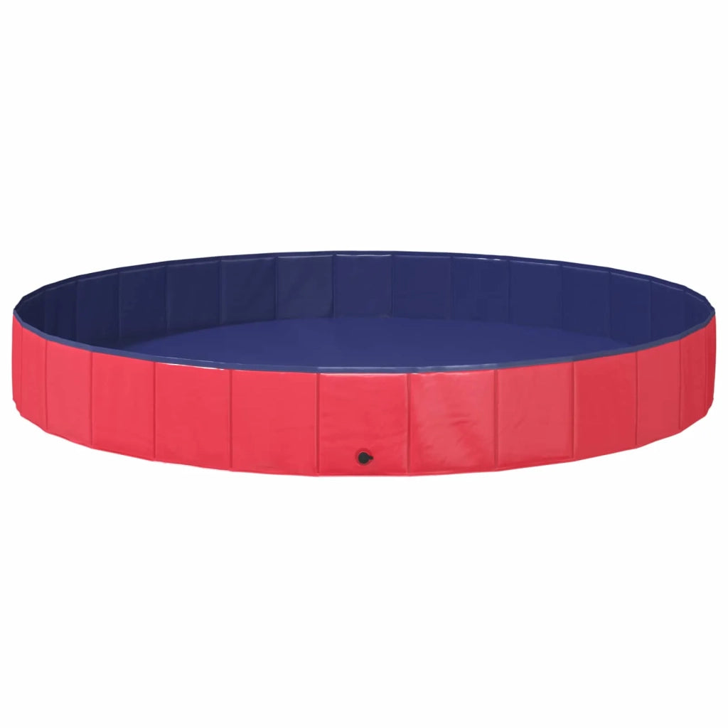 Piscina per Cani Rosso Ø300 x 38 cm PVC Spesso 42028263