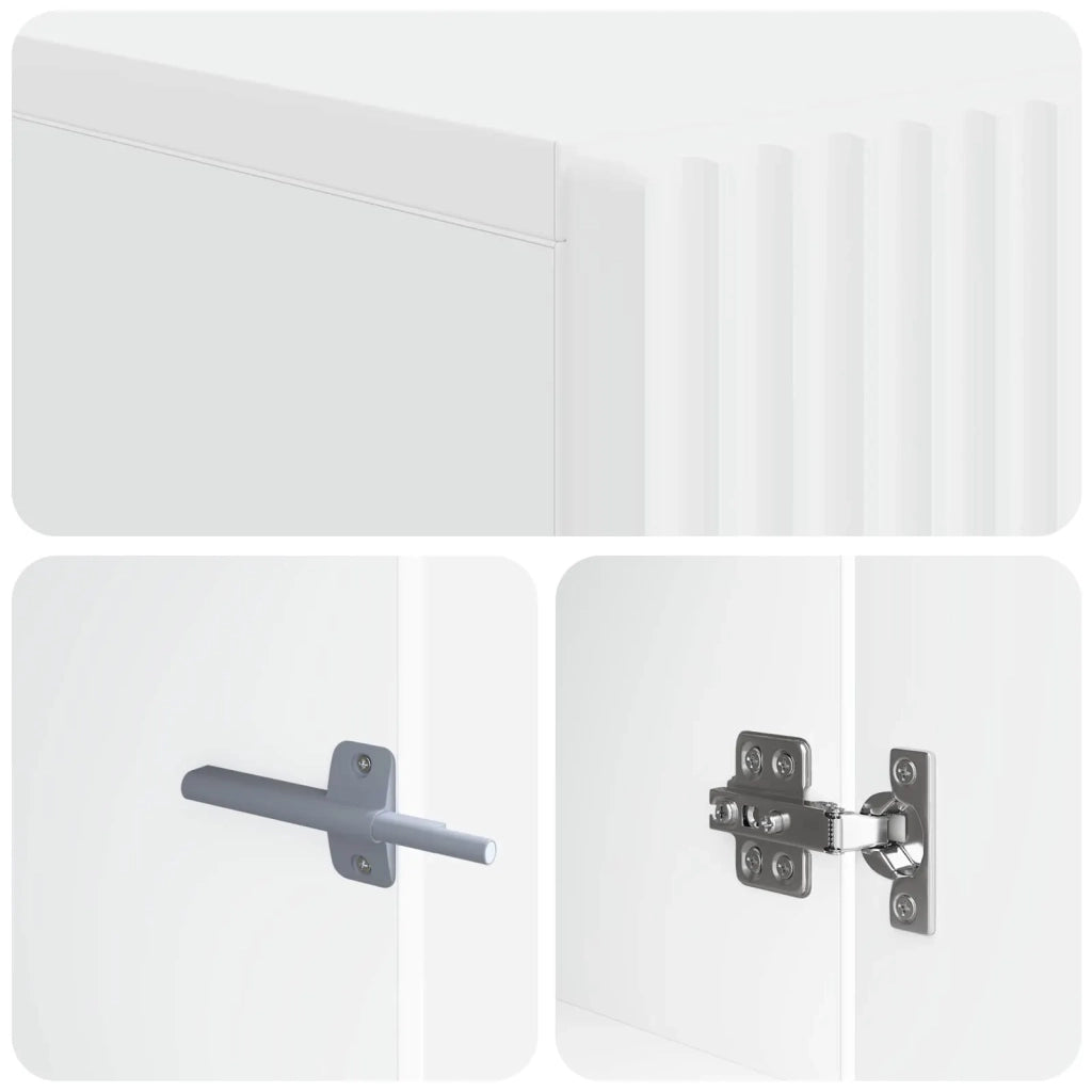 Mobile TV LED Bianco Legno ingegnerizzato 896685