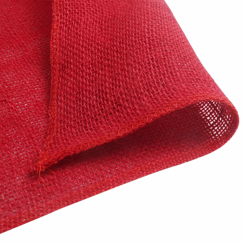 Rotolo di Juta 100 x 2500 cm Rosso 42012173