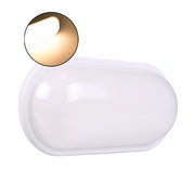 APPLIQUE LED DA PARETE IP65 LUCE CALDA 3000K - DESIGN OVALE PER GIARDINI E FACCIATE ESTERNE