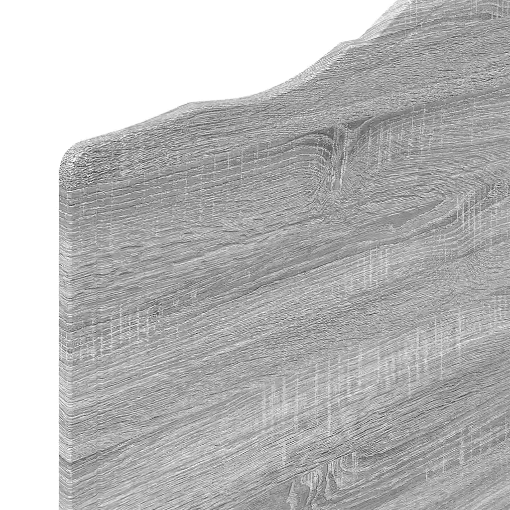 Testiera-Testata-Testiera Decorativa Grigio Sonoma 80 cm Legno multistrato 972448