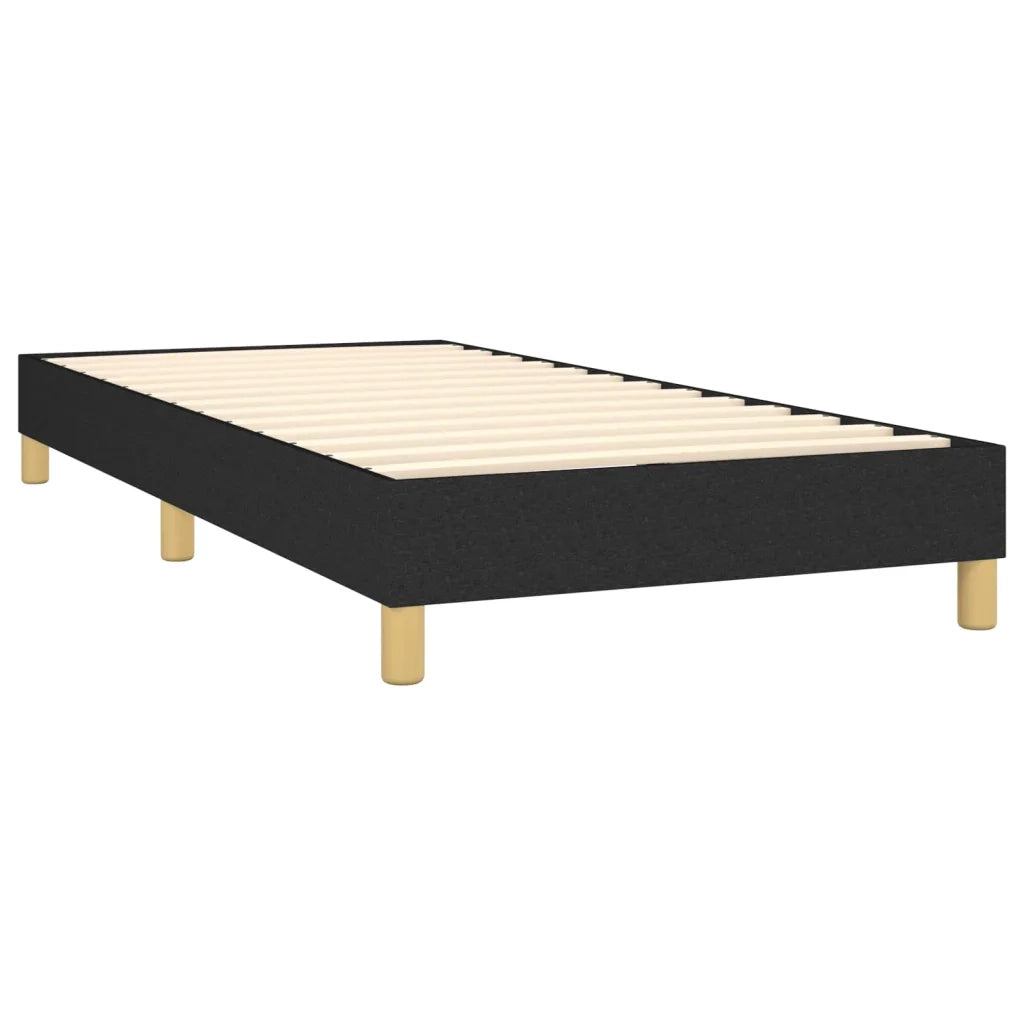 Giroletto a Molle con Materasso Nero 80x200 cm inTessuto 3130547