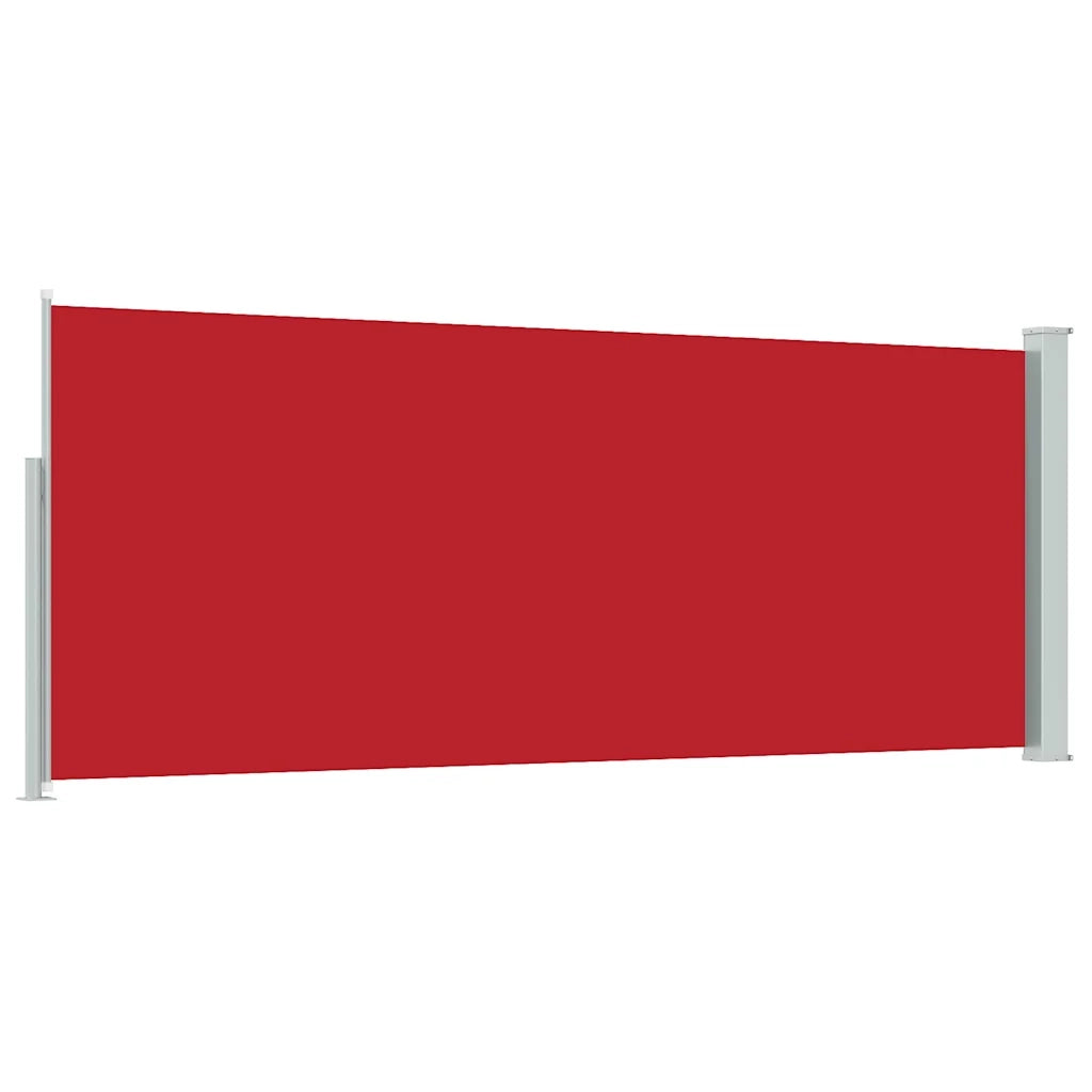 Tenda da Sole Laterale Retrattile 120 x 300 cm Rossa 45362