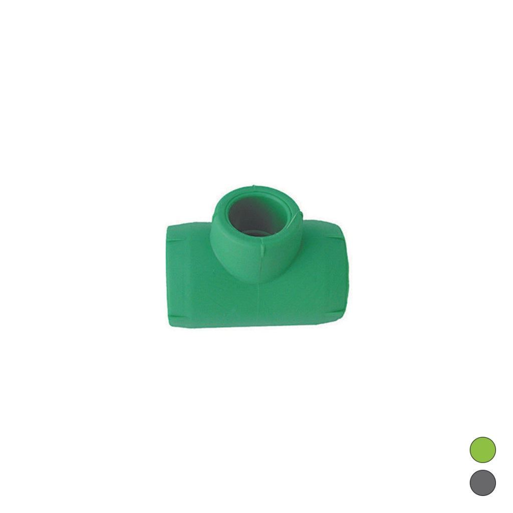 TEE RIDOTTO A 90  ° LISCIO IN POLIPROPILENE- Diam. 63 x 25 x 63- DH- pezzi 1