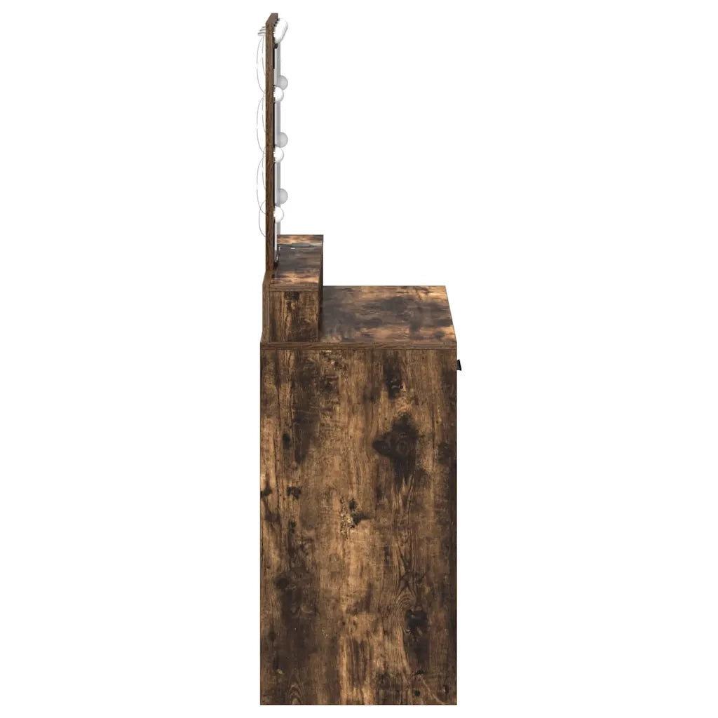 Toeletta | Tavolo da Trucco Marrone 79 x 41 x 140 cm Legno multistrato
