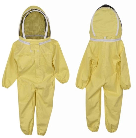 Imbottitura per apiari per bambini - Protezione contro le punture d'ape - Vestizione completa - Ventilata - Dimensione L