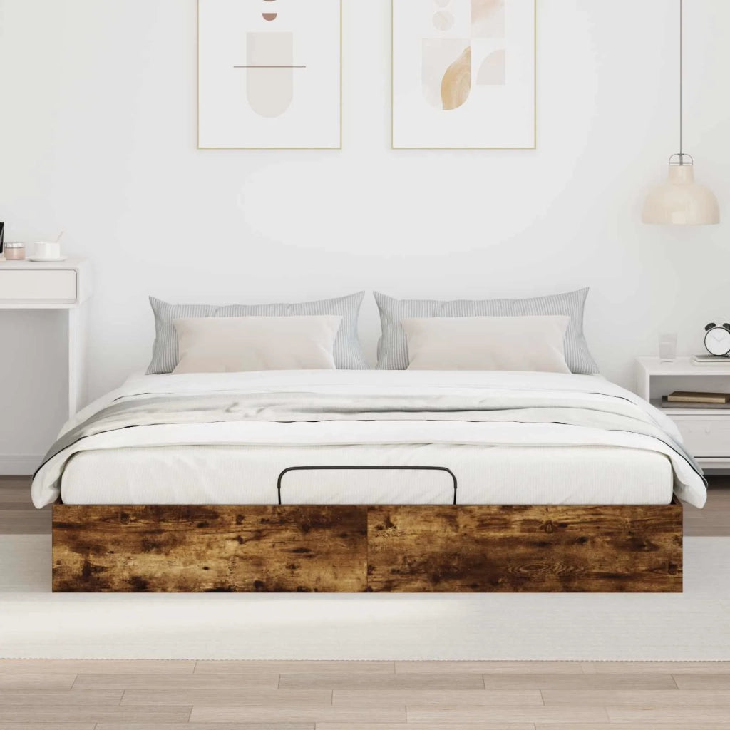 Letto ottomano Quercia Affumicata 203 x 180 x 25 cm 3409209