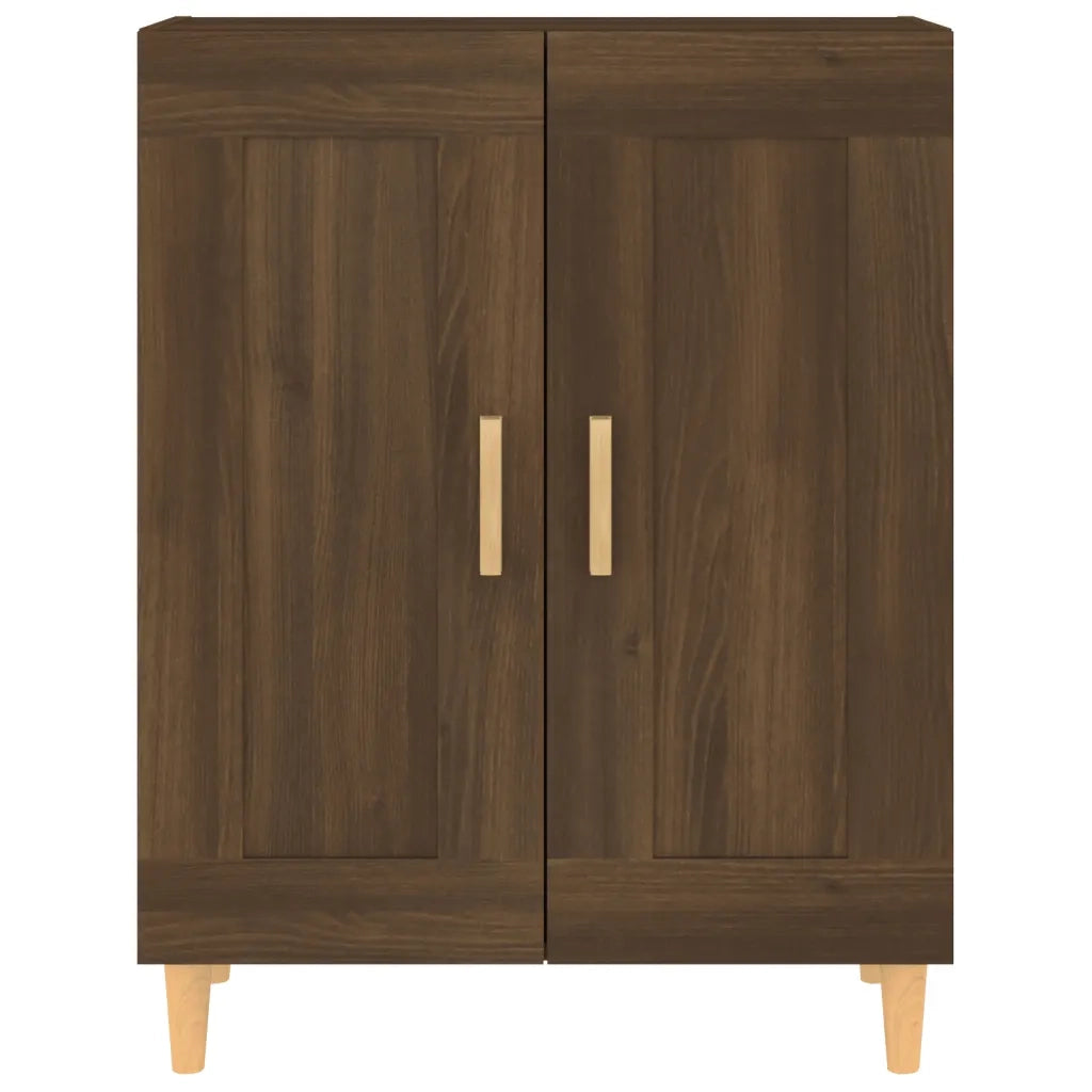Credenza-Buffet-Armadio da cucina Rovere Marrone 69,5x34x90 cm in Legno Multistrato 235074
