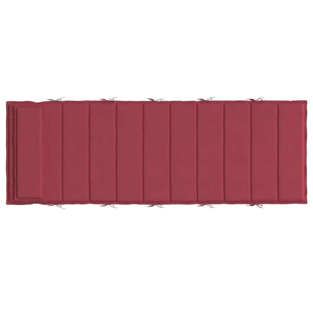 Cuscino per Lounger Sole Rosso vino 178 x 60 x 4 cm