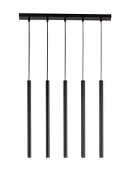 Lampada a sospensione nera Sopel 5 luci G9 Sigma Lighting