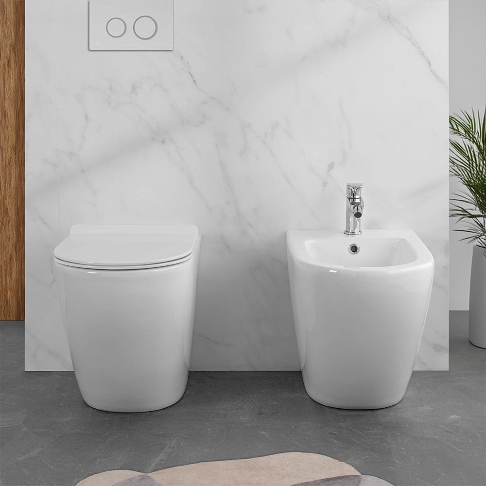 Sedile originale per wc Comoda sgancio rapido e chiusura soft-close